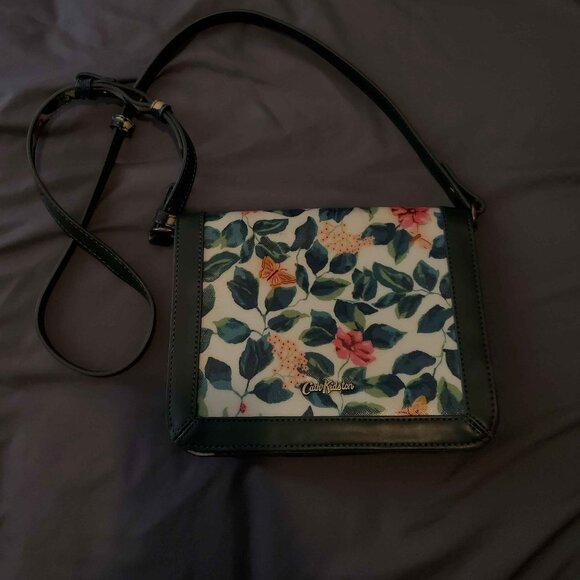 Cath Kidston Leaf Print Small Lucky Bag - Picture 1 of 6